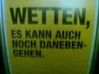 Letztens auf dem Klo