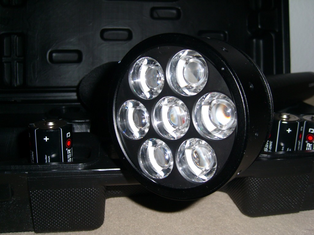 Kopf der Taschenlampe